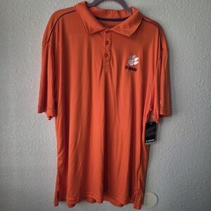 Clemson Tigers Polo Shirt Men’s XL Orange Colosseum NWT
